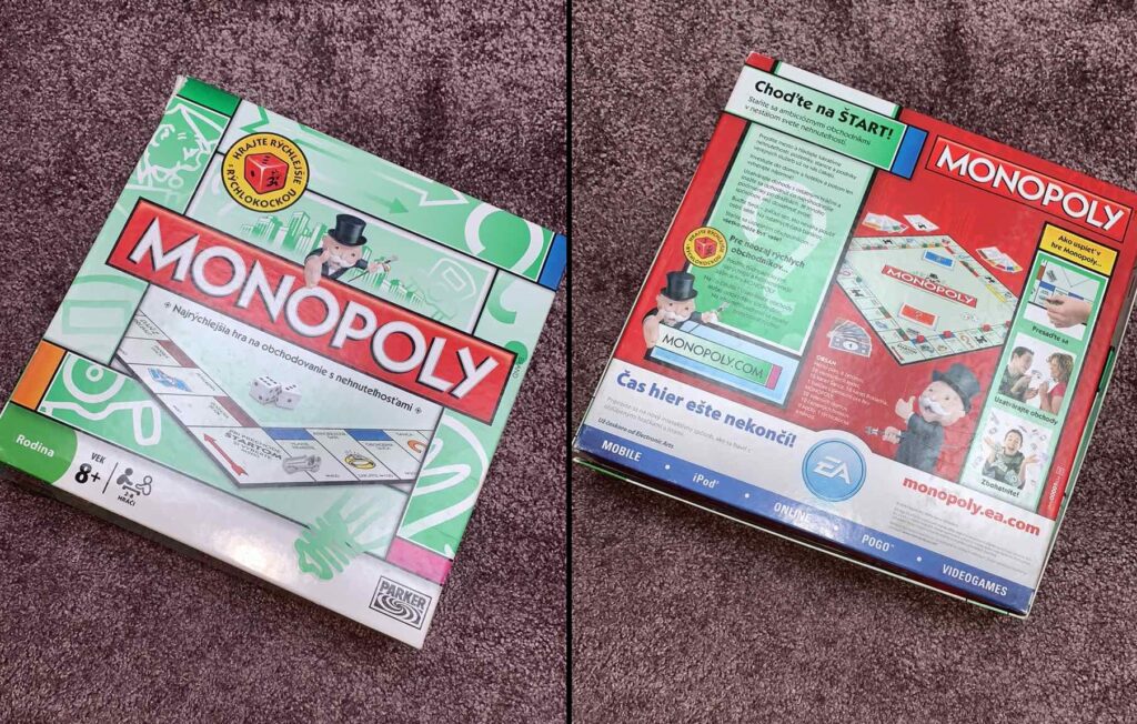 Monopoly spoločenská hra